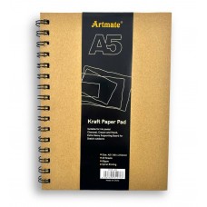 Artemate Kraft Paper Sketch Pad, 80gsm ,60 Sheets  / A5